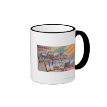 Beach Haven, New Jersey - Large Letter Scenes Coffee Mug