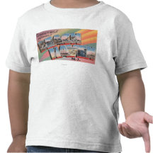 Beach Haven, New Jersey - Large Letter Scenes T Shirts