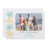 Beach Hawaiian Lei Christmas photo Cards Personalized Announcement