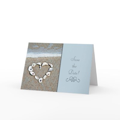 Beach Heart Greeting Card by Beachwalker