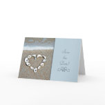 Beach Heart Greeting Card