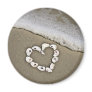 Beach Heart in Seashells Magnets