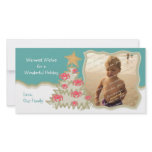 Beach Holiday Christmas Tree Picture Card