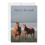 Beach Horse Invitation
