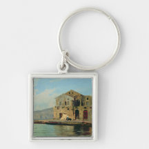 Beach House at Sorrento Keychain