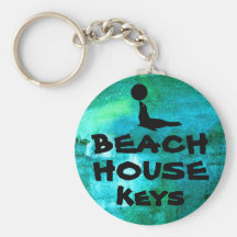 Beach House Key Key Chains