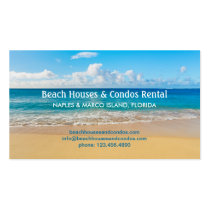 Beach House Rental Business Card