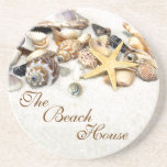 Beach House Seashells Coaster