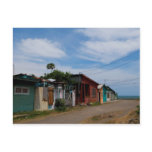 Beach houses 3 postcard