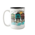 Beach Houses Coffee Mug