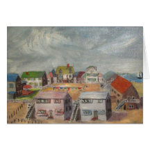 Beach Houses Greeting Card