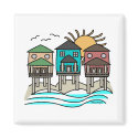 Beach Houses Magnet
