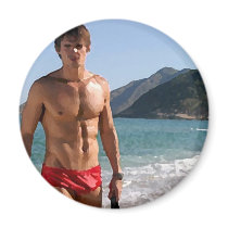 Beach Hunk magnets