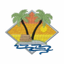 Beach Hut embroidered shirts