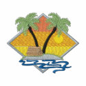 Beach Hut embroidered shirts by ZazzleEmbroidery Beach Hut embroidered shirts