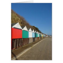 Beach huts card