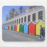 Beach Huts in Bournemouth Mousepads