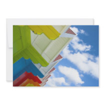 Beach Huts Invitation