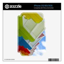 Beach Huts iPhone 2G/3G/3GS Skin Iphone 3gs Skins