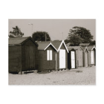 Beach Huts, Mersea Island, Essex, England postcards
