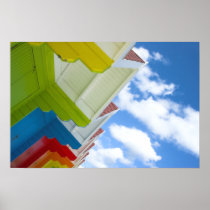 Beach Huts Poster/Print