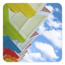 Beach Huts Stickers