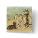 Beach Kittens buttons by Kat_Kapers Beach Kittens buttons