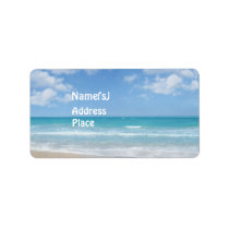 Beach Personalized Address Label