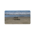 beach label