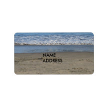 beach label