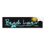 Beach Lover Bumper Stickers