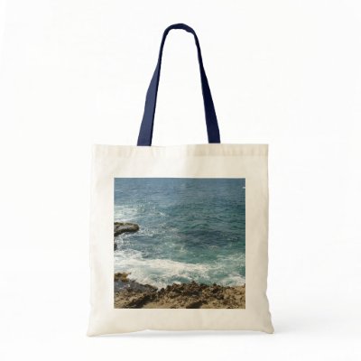 Beach Meets Ocean Canvas Bags