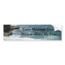 Beach Meets Ocean Bumper Sticker