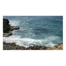 Beach Meets Ocean Business Card Templates