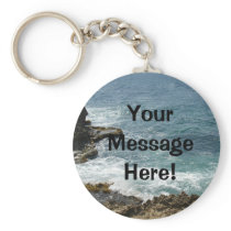 Beach Meets Ocean Key Chains