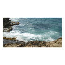 Beach Meets Ocean Photo Card