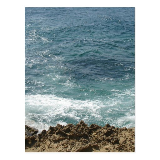 Beach Meets Ocean Postcard