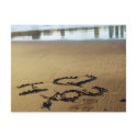 Beach Message postcards