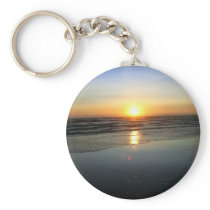Beach Mirror Key Chain