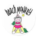 BEACH MONKEY stickers