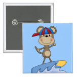 Beach Monkey - Surfing T-shirts and Gifts Pins