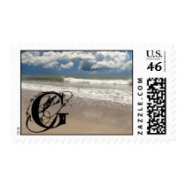 Beach Monogram Stamp "G" stamps