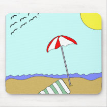 beach mousepads by inkgirlz beach mousepads