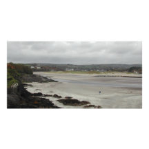 Beach near Rosscarbery Bay, Ireland. Photo Card Template