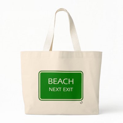 Beach Next Exit Bag by BagLadyBags