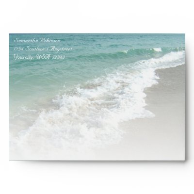 Beach Ocean Surf Envelope