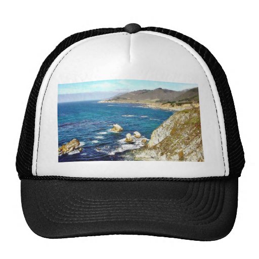 Beach Ocean Waves Coast 6 Trucker Hat
