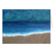 Beach Oil Painting Cards