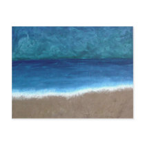 Beach Oil Painting Notes Card
