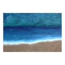 Beach Oil Painting